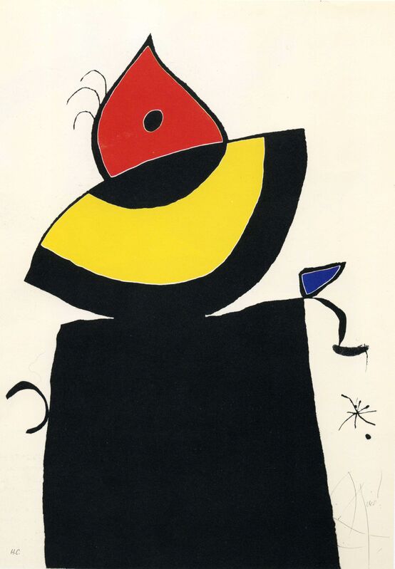 Joan Miró, ‘Quatre colors aparien el món…’, 1975, Print, Etching, aquatint, Galeria Joan Gaspar