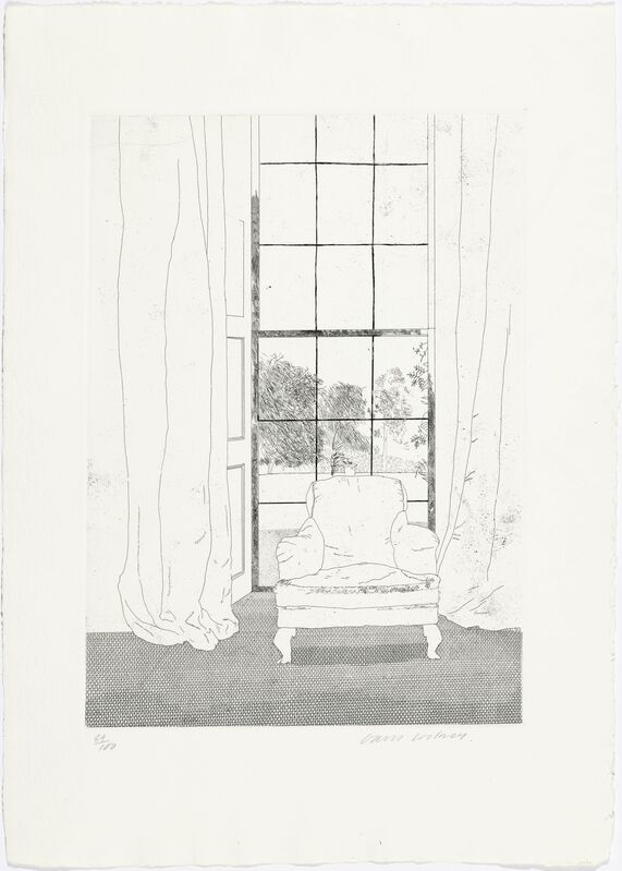 David Hockney, ‘Home’, 1969, Print, Etching, Koller Auctions