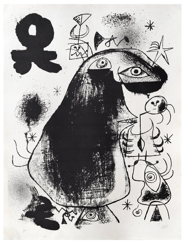 Joan Miró, ‘Barcelona: XXXVI’, 1939, Print, Lithograph, Sims Reed Gallery