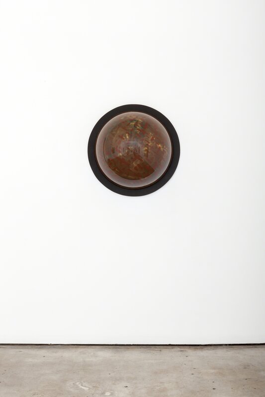 John Miller (b. 1954), ‘Untitled’, 1987, Sculpture, Acrylic on plastic hemisphere (framed), Meliksetian | Briggs