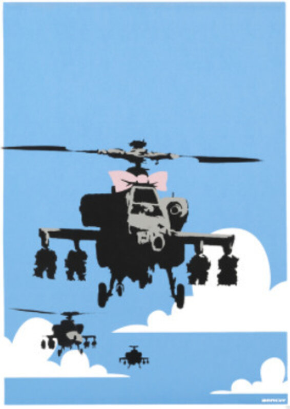 Banksy, ‘Happy Chopper’, 2003, Print, Screenprint in colours, on wove, Yield Gallery