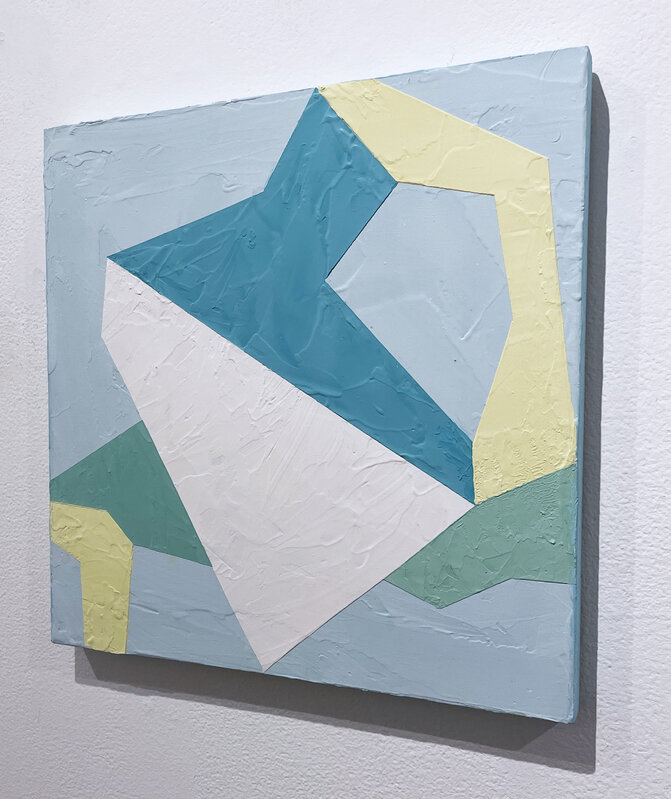 Kati Vilim, ‘Connections IV’, 2021, Painting, Venetian plaster and acrylic on panel, Deep Space Gallery