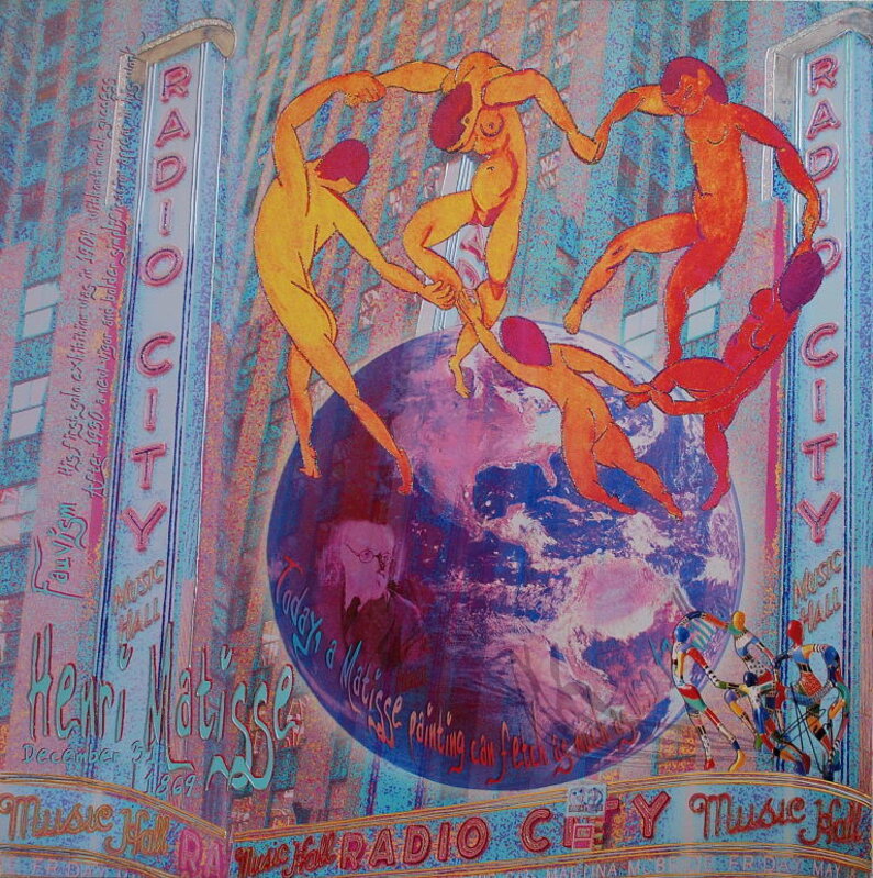 Alan Berg, ‘Dance Around The World’, ca. 2010, Painting, Mixed Media on canvas, Samhart Gallery