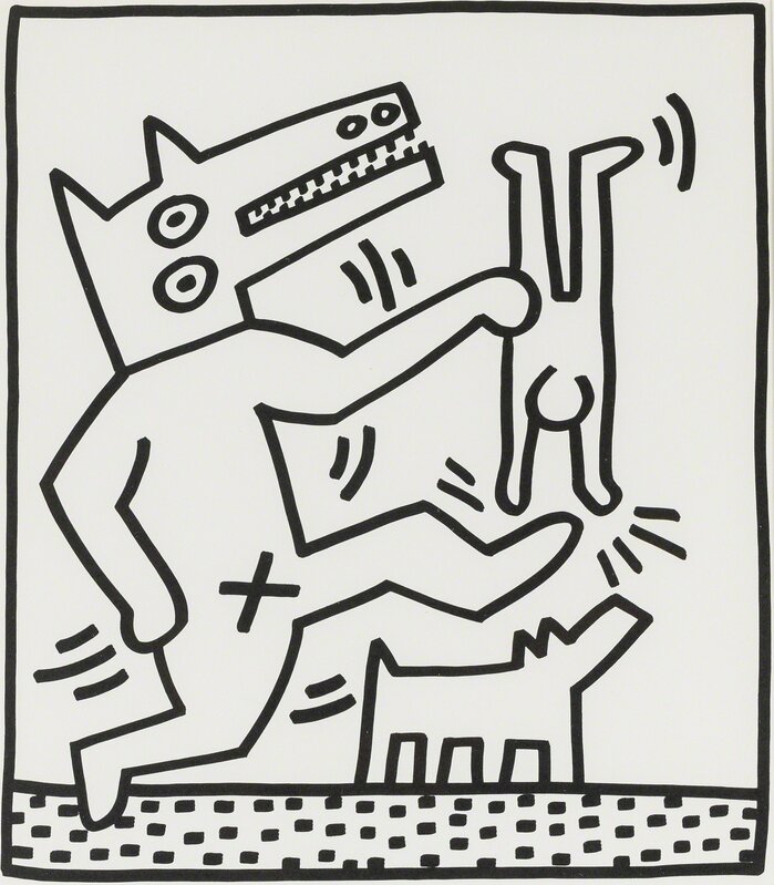 Keith Haring, ‘Untitled’, 1983, Print, Offset lithograph, Forum Auctions