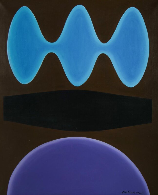 John Coburn, ‘Blue Vibrations’, ca. 1970, Painting, Oil on Canvas, Wentworth Galleries