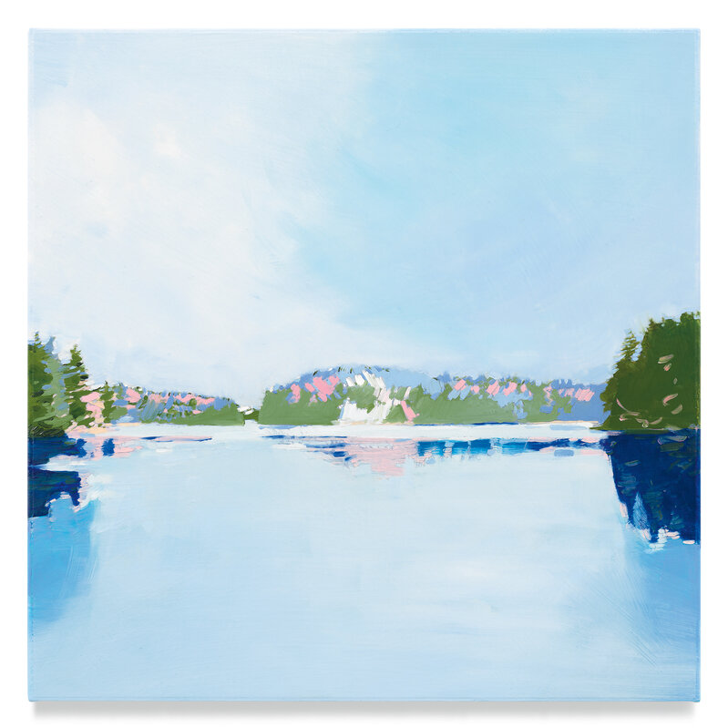 Isca Greenfield-Sanders, ‘Lake’, 2022, Painting, Mixed media oil on canvas, Miles McEnery Gallery