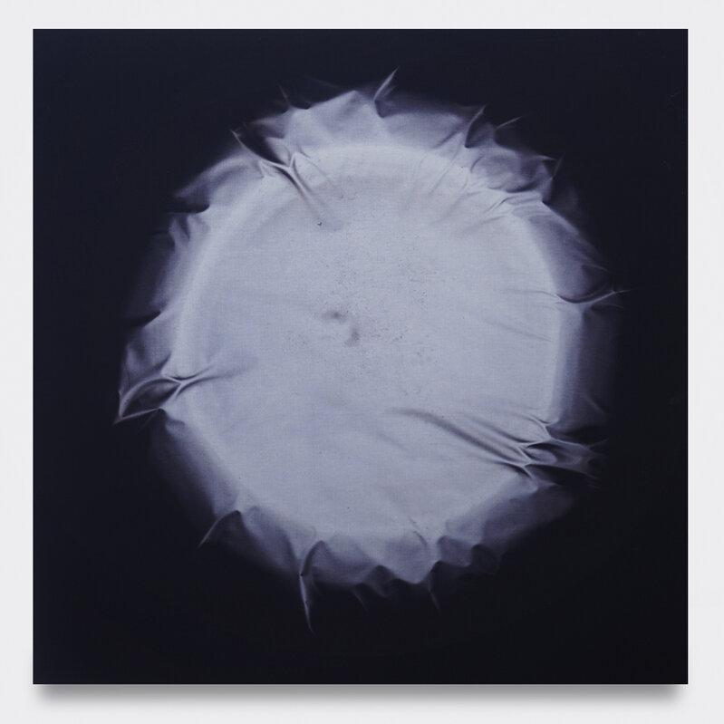 Chris Duncan, ‘Sun Made Moon 6 Month Exposure (Navy)’, 2019, Photography, Sun exposure, time on cotton, V1 Gallery