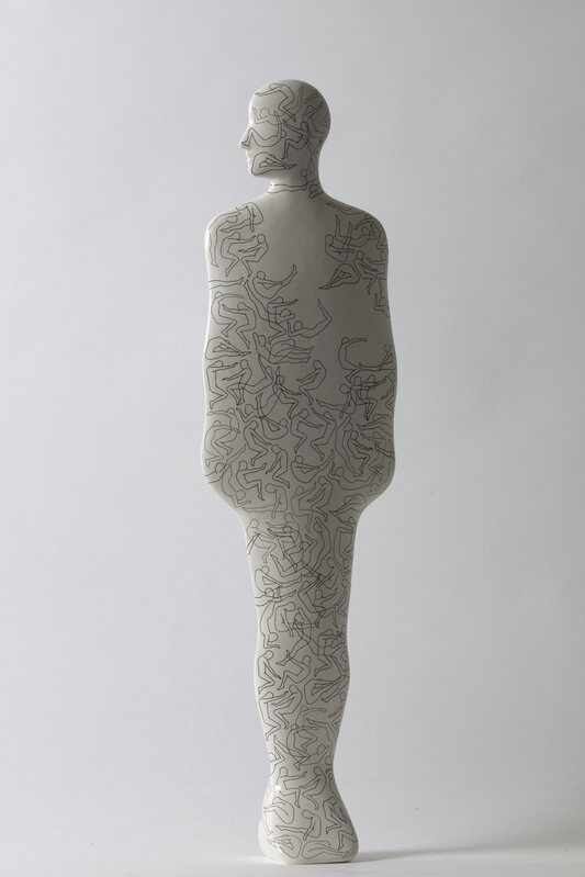 Glenys Barton, ‘Within II no.5’, 2002, Sculpture, Ceramic, Flowers