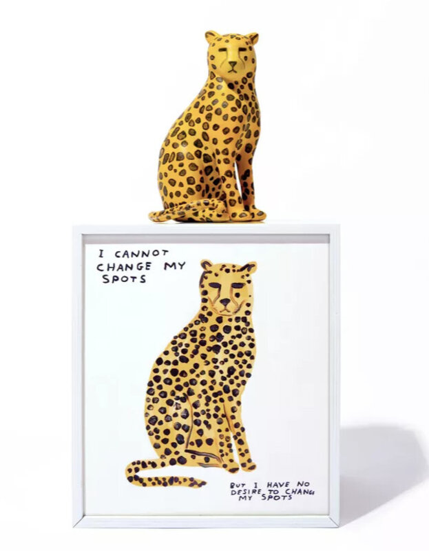 David Shrigley, ‘I Cannot Change My Spots But I Have No Desire To Change My Spots’, 2022, Sculpture, Ceramic sculpture housed in custom box, Side X Side Gallery
