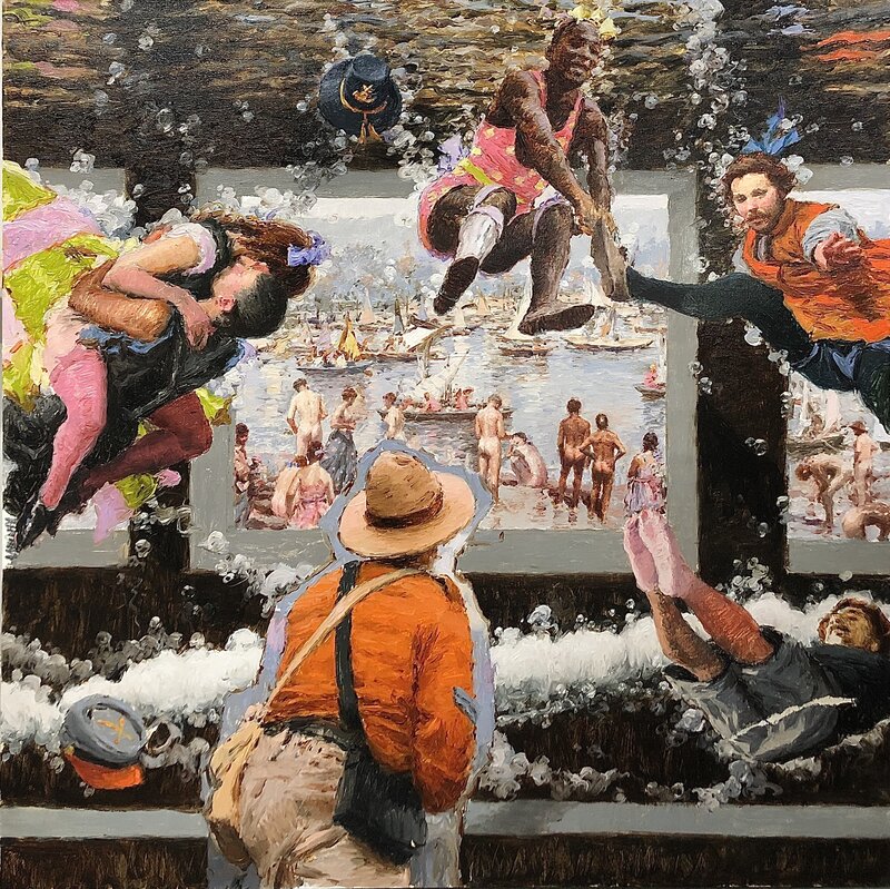 Ariel Cabrera Montejo, ‘Immersion No. 4 ’, 2020, Painting, Oil on canvas, El Apartamento