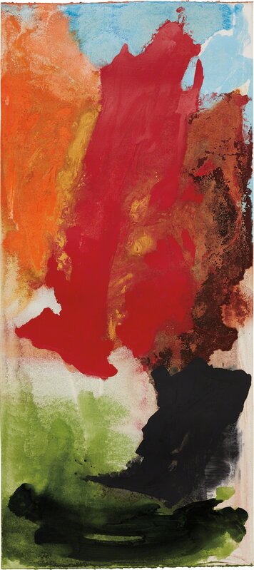 Friedel Dzubas, ‘Untitled’, 1984, Print, Monotype in colors, on heavy wove paper, the full sheet, Phillips