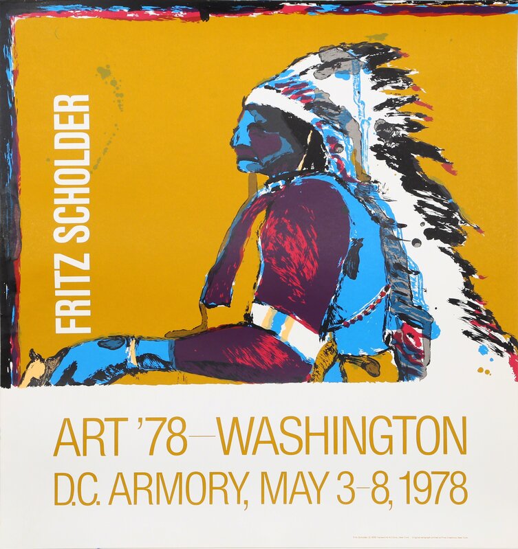 Fritz Scholder, ‘Art '78 - Washington’, 1978, Ephemera or Merchandise, Serigraph, RoGallery