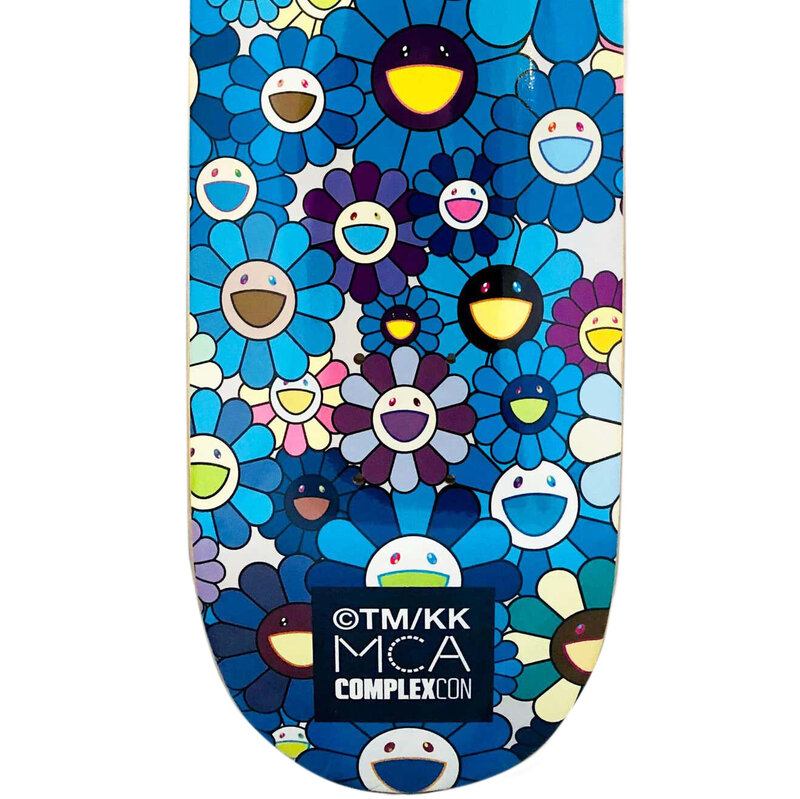 Takashi Murakami, ‘Takashi Murakami Flowers Skateboard Decks: set of 3 works (Murakami skateboard)’, 2017, Ephemera or Merchandise, Silkscreen on Maple Wood., Lot 180 Gallery