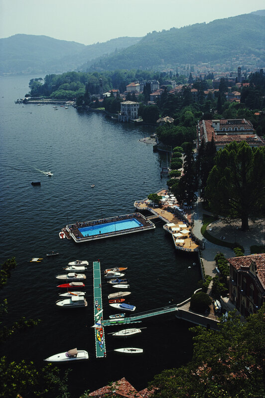 Slim Aarons, ‘Hotel On Lake Como’, 1983, Photography, C-print, IFAC Arts