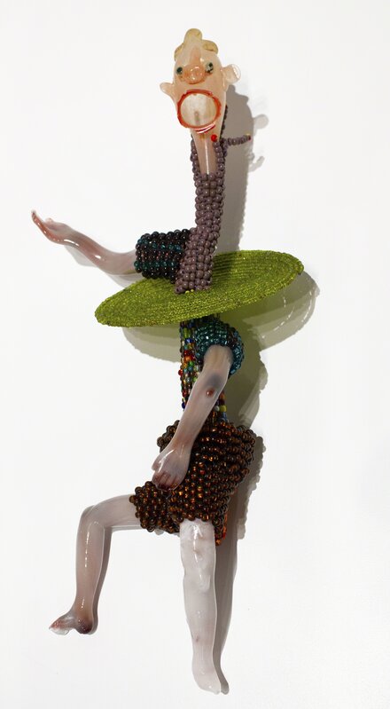 Joyce J. Scott, ‘Jester’, 2019, Sculpture, Glass, beads, thread, wire, Goya Contemporary/Goya-Girl Press