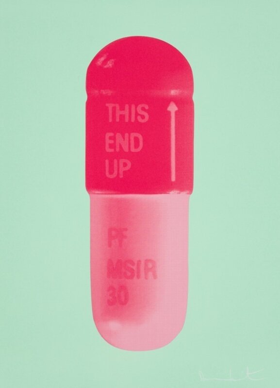 Damien Hirst, ‘The Cure, Mintgreen-Desire-Orchidpink’, 2014, Print, Kunsthuis Amsterdam