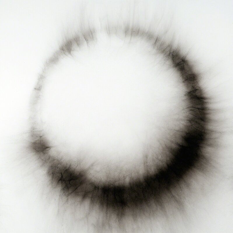 Bryan David Griffith, ‘Penumbra 1532’, 2016, Mixed Media, Accumulated smoke (carbon pigment) on paper, Bentley Gallery