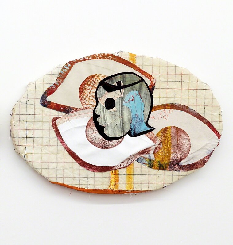 Tschabalala Self, ‘Eyes That See II’, 2015, Mixed Media, Oil, fabric and pigment on canvas, Litvak Contemporary