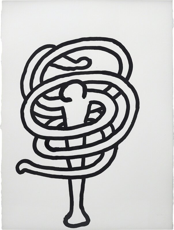 Keith Haring, ‘Untitled (October 4, 1989)’, 1989, Ink on paper, Phillips