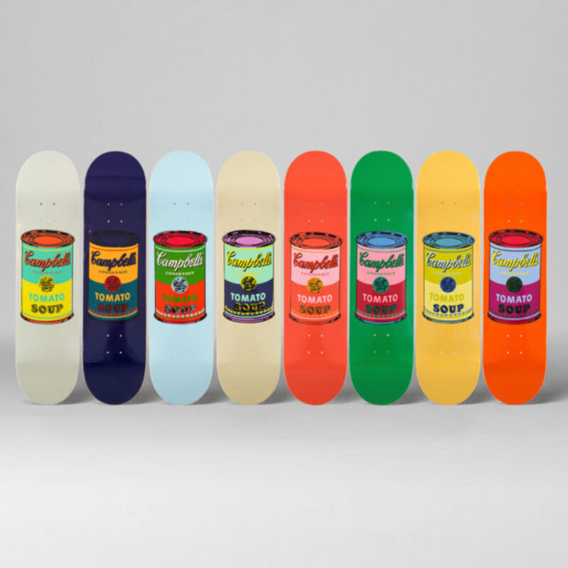 Andy Warhol, ‘Campbell's Soup Can (Eggplant) Skateboard Deck’, 2017, Ephemera or Merchandise, 7-ply Canadian Maplewood with screen-print, Artware Editions