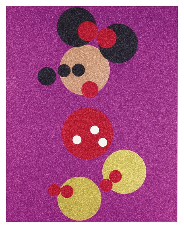 Damien Hirst, ‘Minnie’, 2016, Print, Silkscreen print with glitter, Oliver Clatworthy