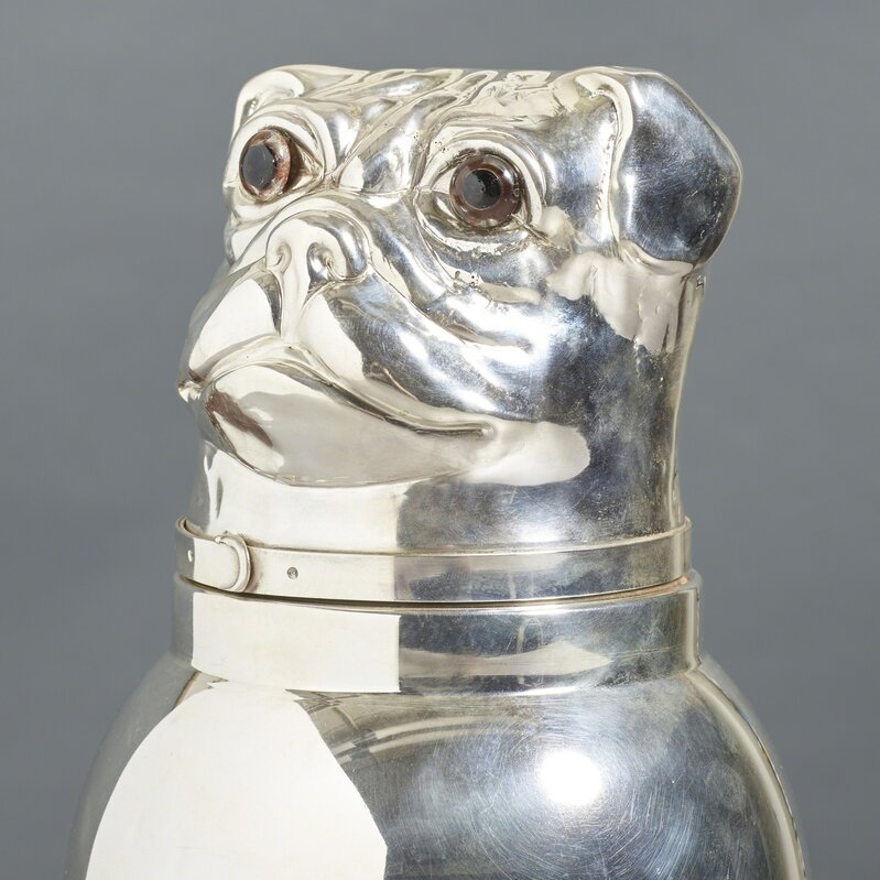 ‘Bulldog ice bucket’, c. 1965, Design/Decorative Art, Silver, glass, Rago/Wright/LAMA/Toomey & Co.