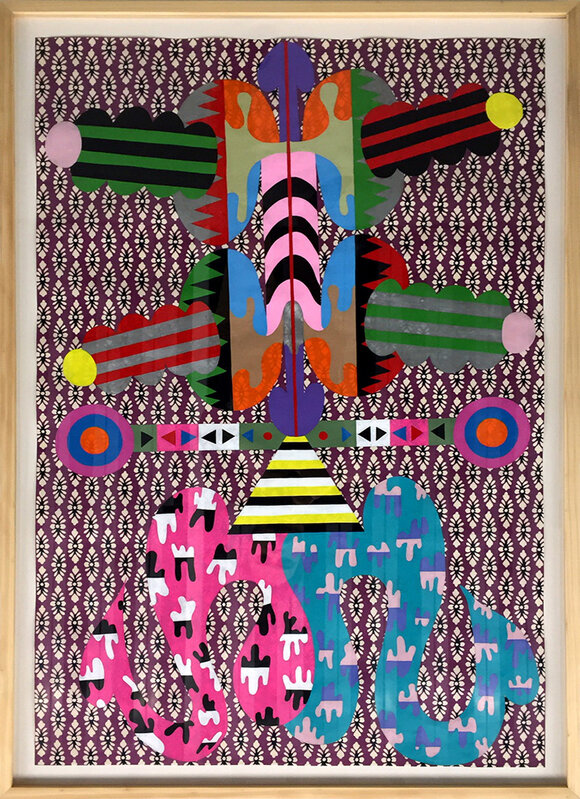 assume vivid astro focus, ‘Pleasure Vessel (Octopus Machine)’, 2016, Painting, Acrílica sobre papel artesanal [acrylic on craft paper], Casa Triângulo