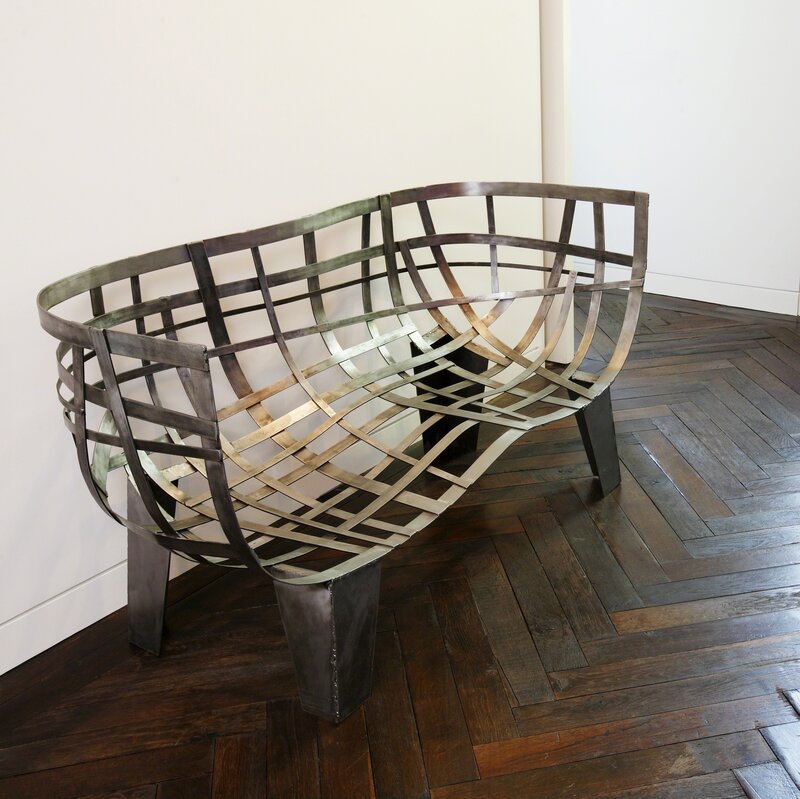 Jacques Jarrige, ‘Weaved Sofa’, 2014, Design/Decorative Art, Steel, Valerie Goodman Gallery