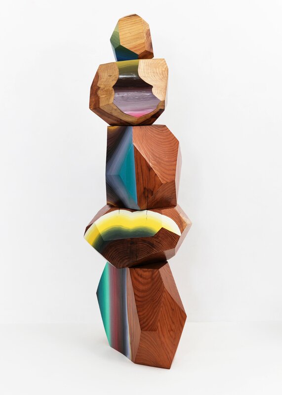 Victoria Wagner, ‘Bring Your Heavy to the Light’, 2020, Sculpture, Oil on redwood, Maybaum Gallery