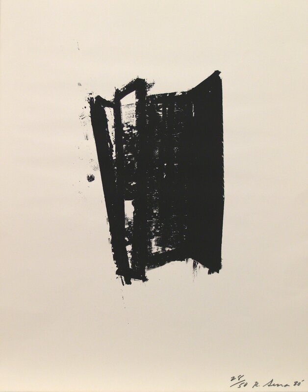 Richard Serra, ‘Sketch #6’, 1980, Print, Lithography on buff-vellum cardboard, Sebastian Fath Contemporary 