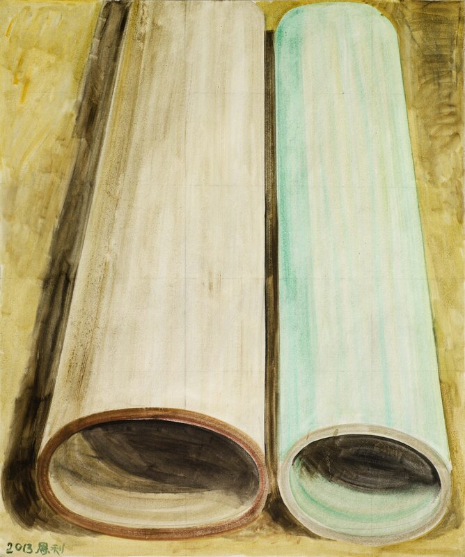 Zhang Enli 张恩利, ‘Two Color Tubes’, 2013, Painting, Oil on canvas, ShanghART