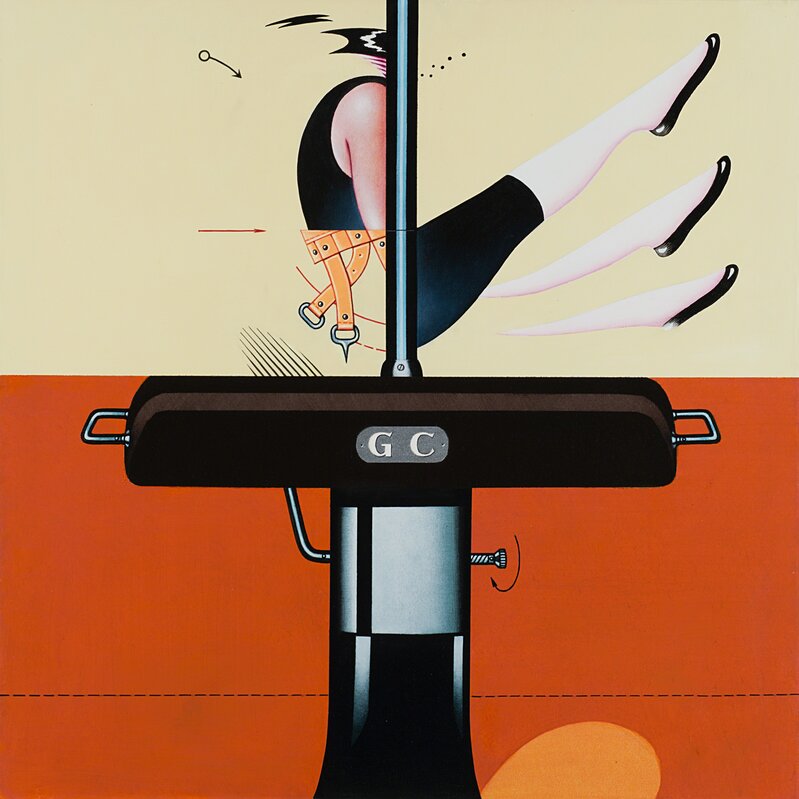 Sergio Sarri, ‘Esercizio GC’, 1971, Painting, Acrylic on Canvas, Il Ponte
