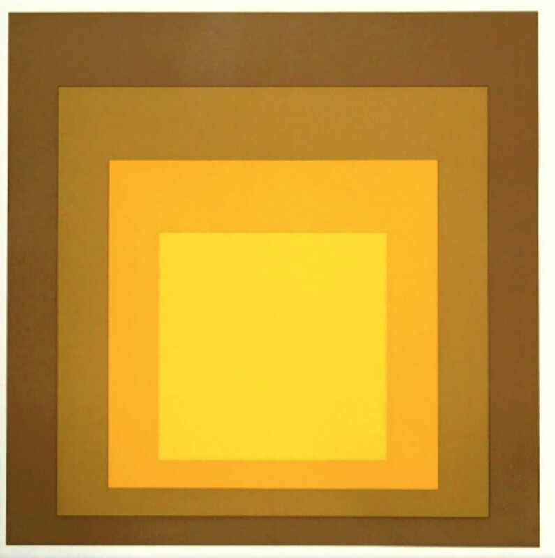 Josef Albers, ‘Josef Albers Galerie Thomas 1969 poster (Homage to the Square) ’, 1969, Ephemera or Merchandise, Offset lithograph, Lot 180 Gallery