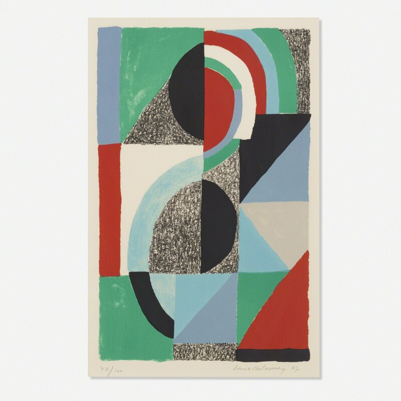 Sonia Delaunay, ‘Icone’, 1967, Print, Lithograph on paper, Rago/Wright/LAMA/Toomey & Co.