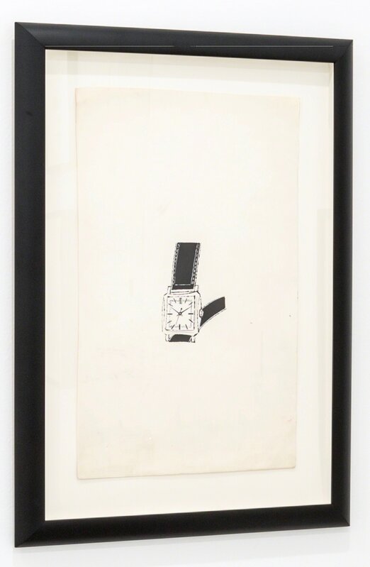 Andy Warhol, ‘Watch’, ca. 1958, Drawing, Collage or other Work on Paper, Ink on Strathmore paper, Kantor Gallery