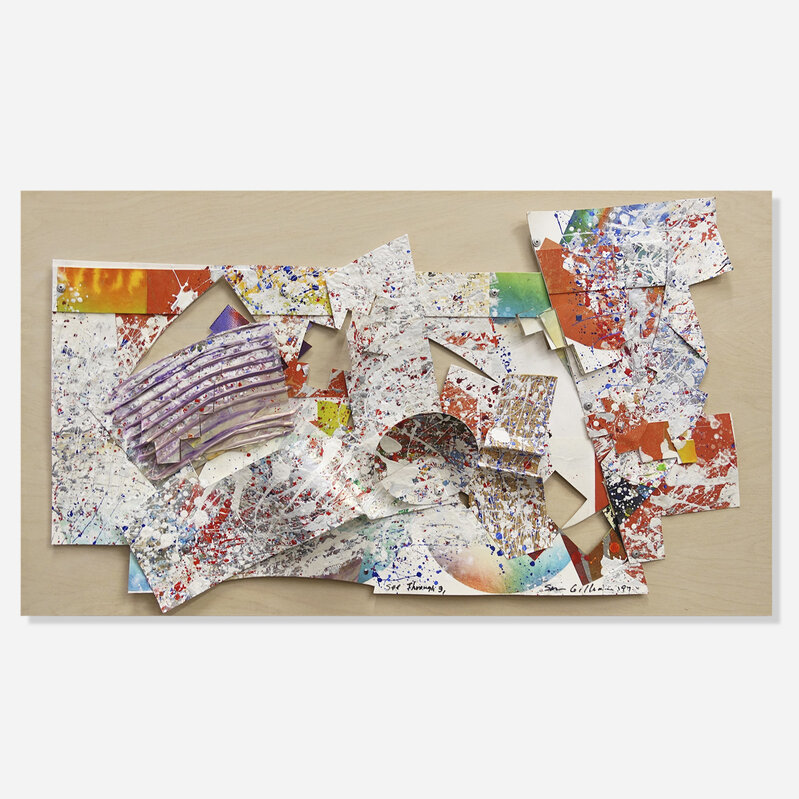 Sam Gilliam, ‘See Through #3’, 1997, Drawing, Collage or other Work on Paper, Oil and collage on paper, Artsy x Rago/Wright