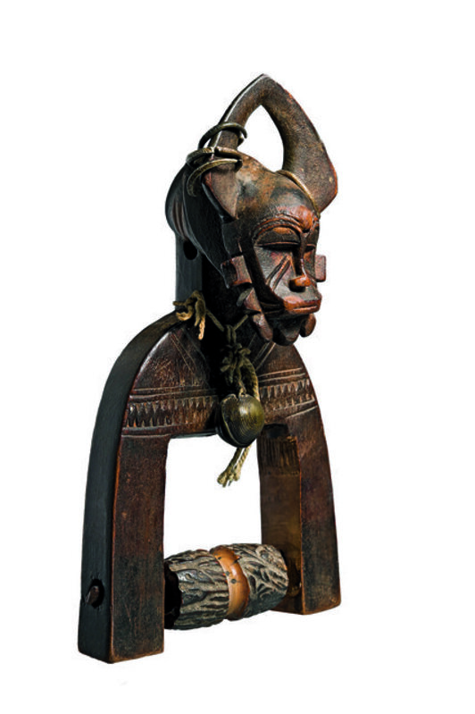 ‘Étrier de poulie de tisserand (Weaver's heddle pulley)’, c. 1930, Sculpture, Musée du quai Branly