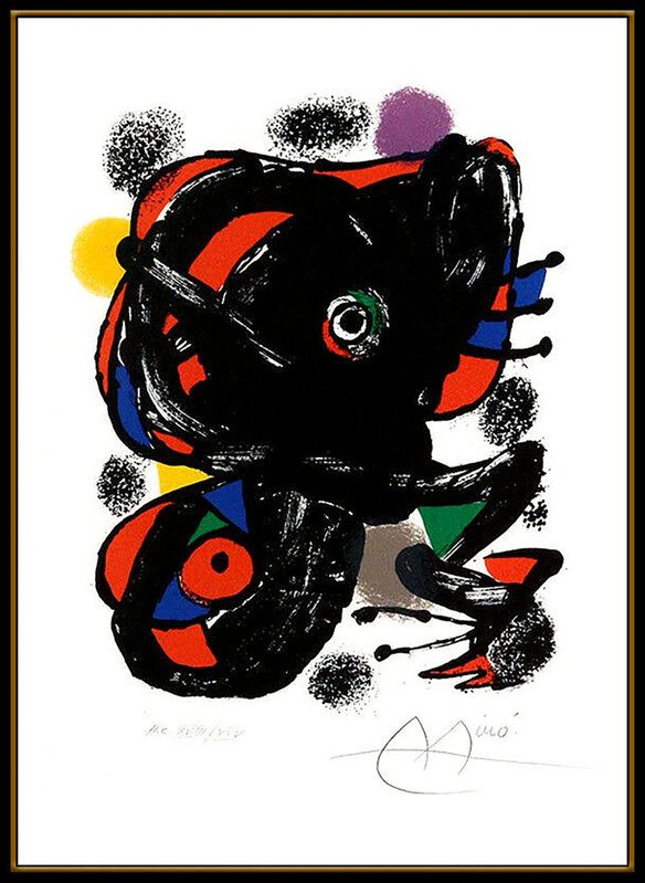 Joan Miró, ‘XXe Siecle No. 46 (m. 1106)’, 1976, Print, Color Lithograph, Original Art Broker