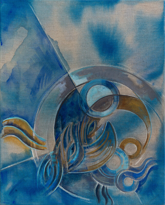 geetha thurairajah, ‘Ye Constructivist’, 2021, Painting, Watercolor and gouache on linen, Jack Barrett 