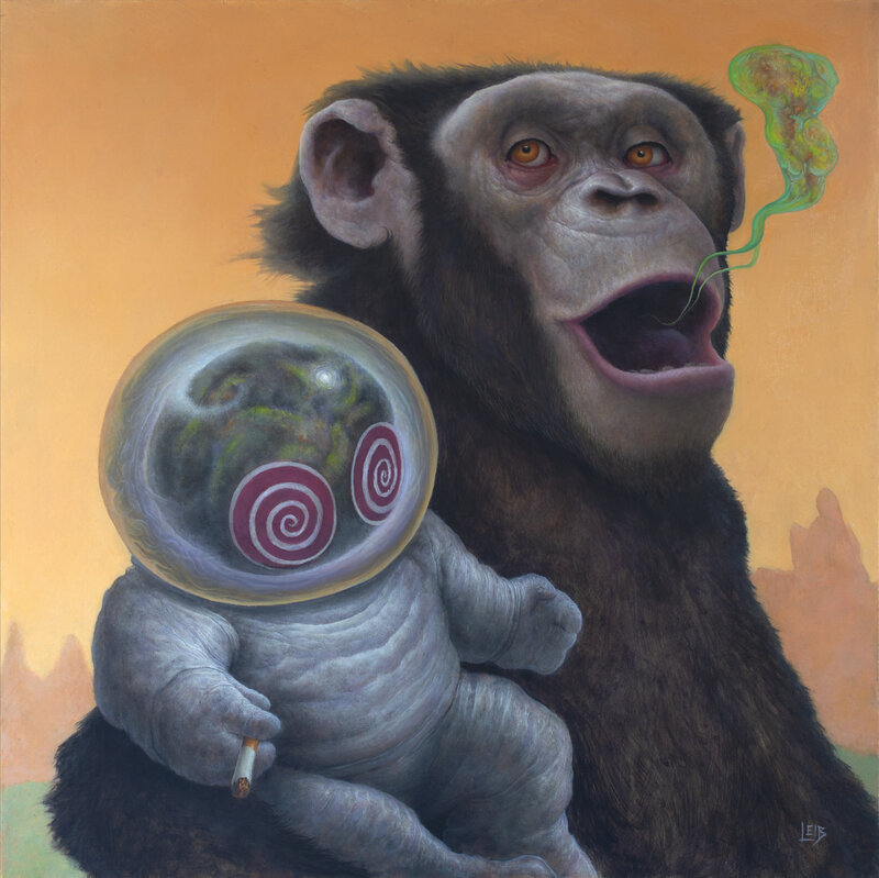 Chris Leib, ‘Codependency’, 2019, Painting, Oil on panel, Beinart Gallery