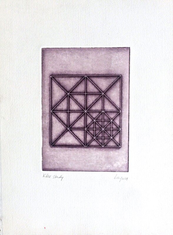 Vincent Longo, ‘Klee Study’, 1964, Print, Monotype, Alpha 137 Gallery