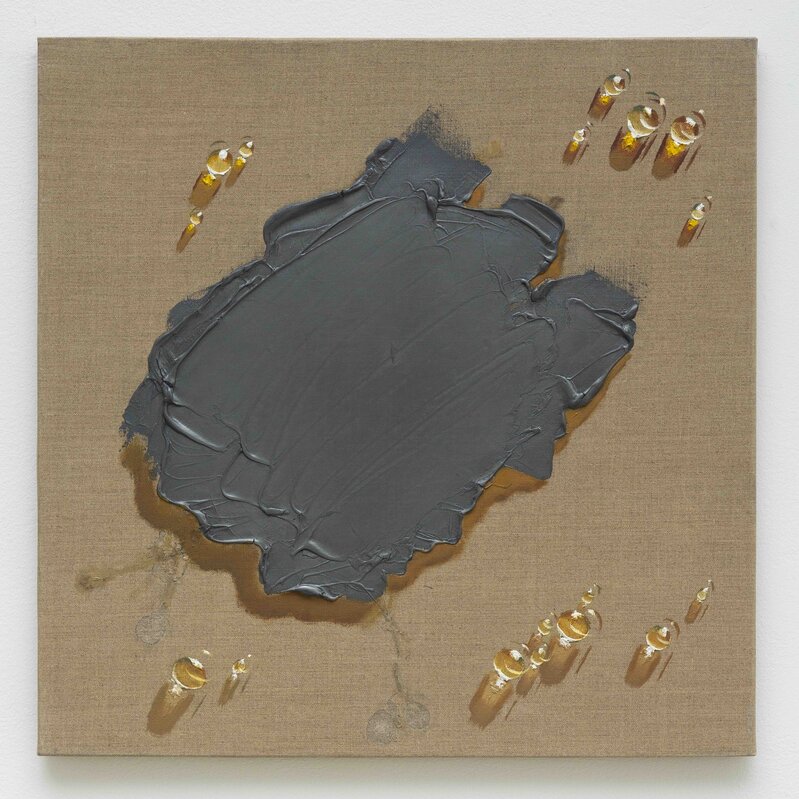 Kim Tschang-Yeul, ‘Waterdrops’, 1983, Painting, Oil, graphite, and acrylic on canvas, Tina Kim Gallery