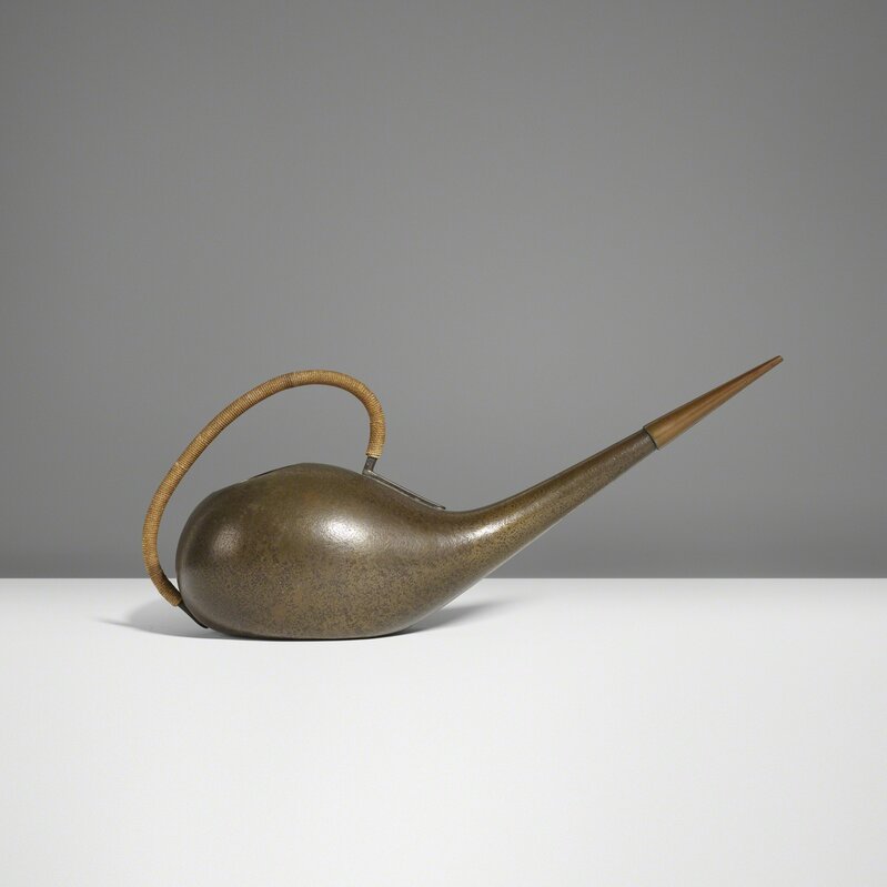 Carl Aubock II, ‘Watering Can, No. 3632’, 1948, Design/Decorative Art, Cast bronze, brass, cotton cord, Rago/Wright/LAMA/Toomey & Co.