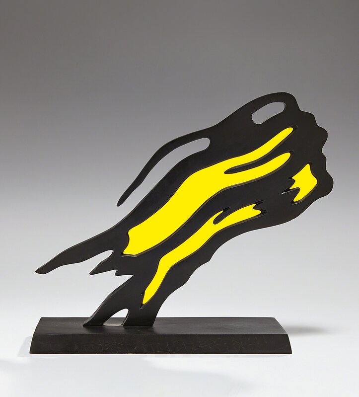 Roy Lichtenstein, ‘Weisman Award (Yellow Brushstroke)’, 1991, Sculpture, Paint and patinated bronze, Phillips