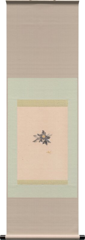 Makoto Fujimura, ‘Summer Peonie’, 2015, Drawing, Collage or other Work on Paper, Ink and Color on Paper, Hanging Scroll, Artrue Gallery