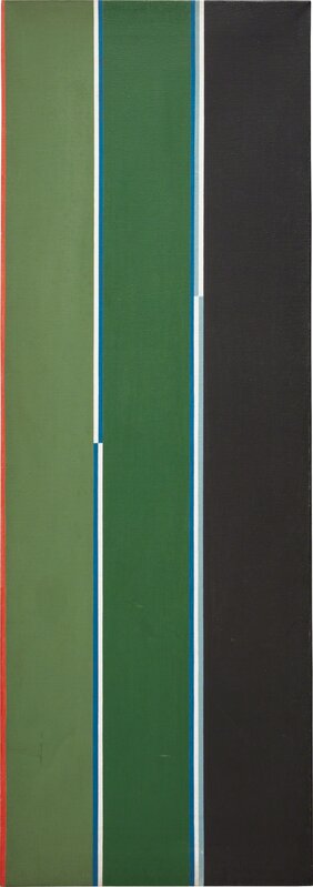 Lothar Charoux, ‘Linhas sobre verde e preto’, Painting, Oil on canvas, Phillips