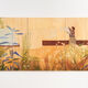 Pamela Phatsimo Sunstrum, ‘Scene 19’, 2024, Painting, Oil and pencil on 3 wood panels, Goodman Gallery