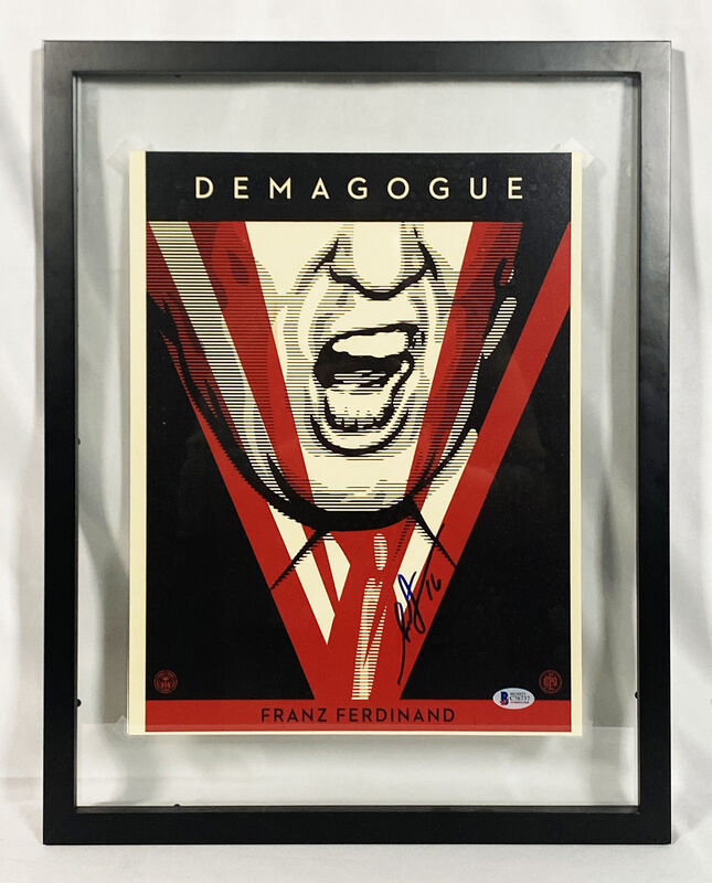 Shepard Fairey, ‘'Demagogue' Signed Photo (framed)’, 2016, Photography, In-person signed color 11x14 photo of the artist's print., Signari Gallery