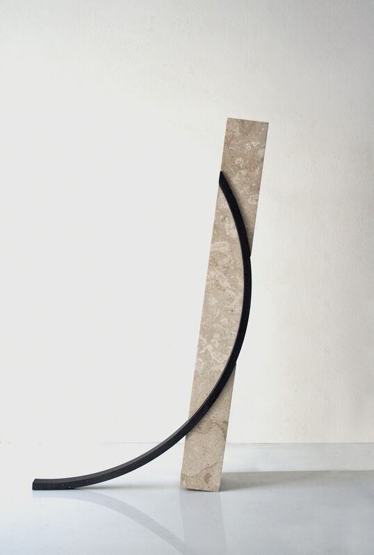 Emmanuele De Ruvo, ‘Obligate Mutualism’, 2018, Sculpture, Marble, metal, forces: compression, friction, gravity, Montoro12 Contemporary Art