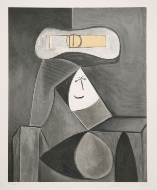 Pablo Picasso, ‘Femme au Chapeau Gris’, 1979-1982, Print, Lithograph on Arches paper, RoGallery